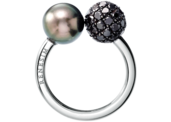 &-Collection Ring Tahiti & schwarzer Diamant