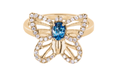 Exclusive Jewellery Collections – Papillon Ring Aquamarine
