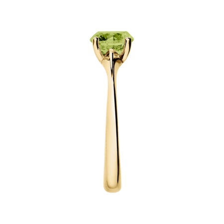 Basel Peridot grün in Gelbgold