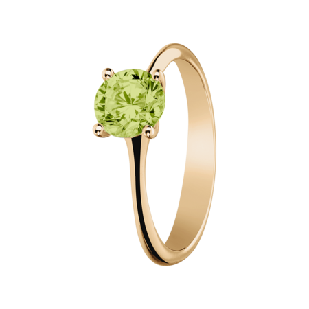 Basel Peridot grün in Roségold