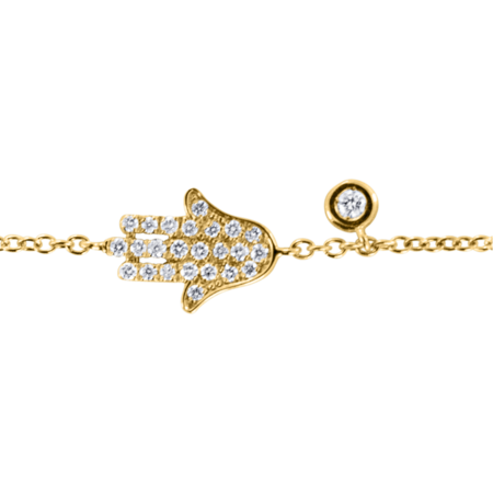 Enchanté Armband Fatima in Gelbgold