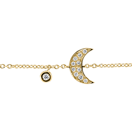 Enchanté Armband Mond in Gelbgold
