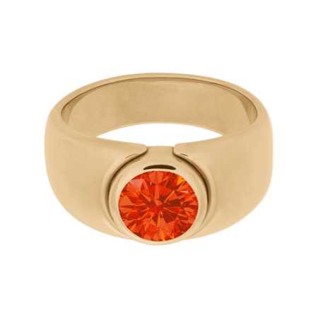 Mantua Feueropal orange in Roségold