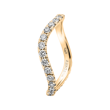 Memoire Ring Wave in Roségold