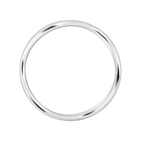 Ring Wave 3,5 mm in Weißgold