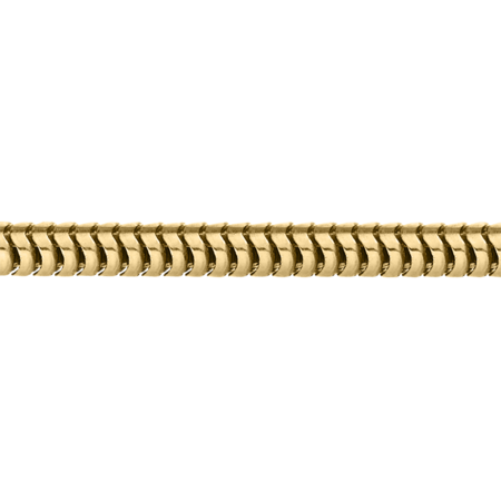 Schlangenkette in Gelbgold