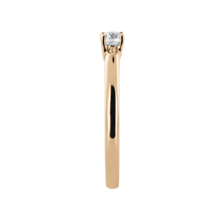 Verlobungsring Bali 0,16ct in Roségold