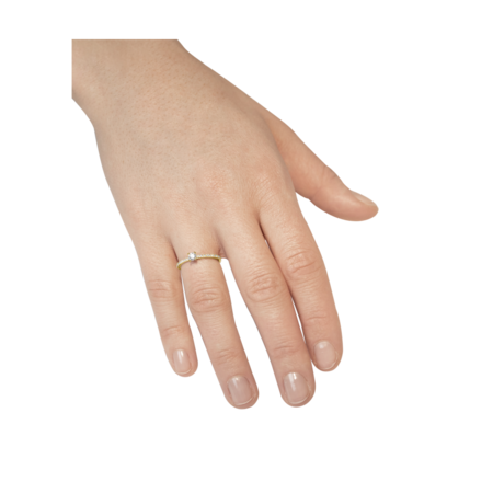 Verlobungsring Ibiza 0,08ct in Gelbgold