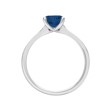 Basel Sapphire blue in White Gold