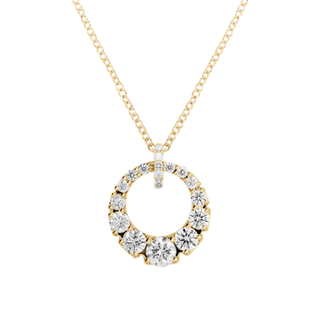 Diamond Necklace I in Yellow Gold