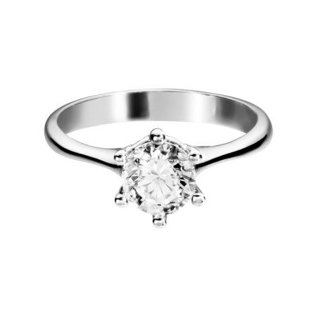 Diamond Ring Pamplona 0,51 Karat, RS 51 in Platinum