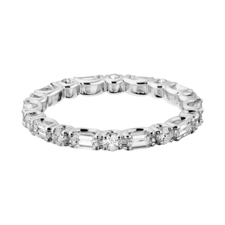 Eternity Ring Cannes in White Gold