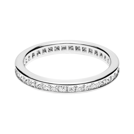 Eternity Ring Siena in White Gold