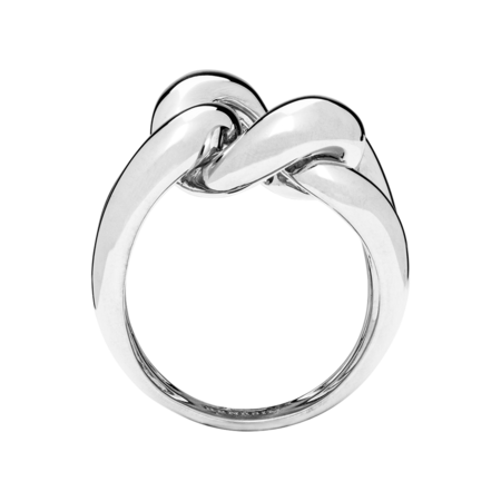 Knot Ring Classics in White Gold