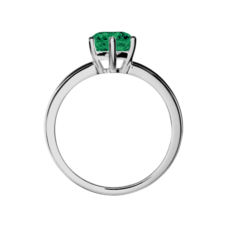 Malmö Emerald green in Platinum