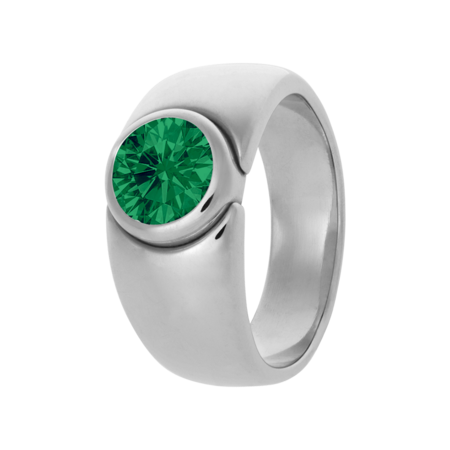 Mantua Emerald green in Platinum