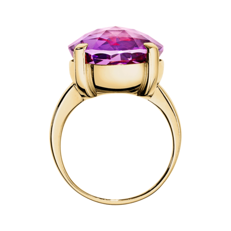 Rocks Cocktail Ring in Yellow Gold