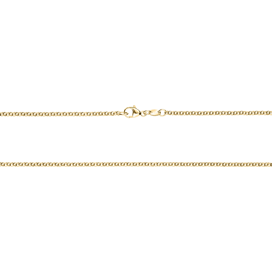 Belcher Chain Necklace in Yellow Gold