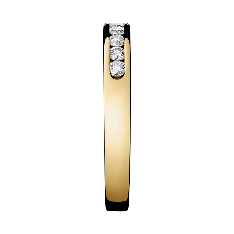 Trauringe mit Memoire Ring Tallinn in Gelbgold
