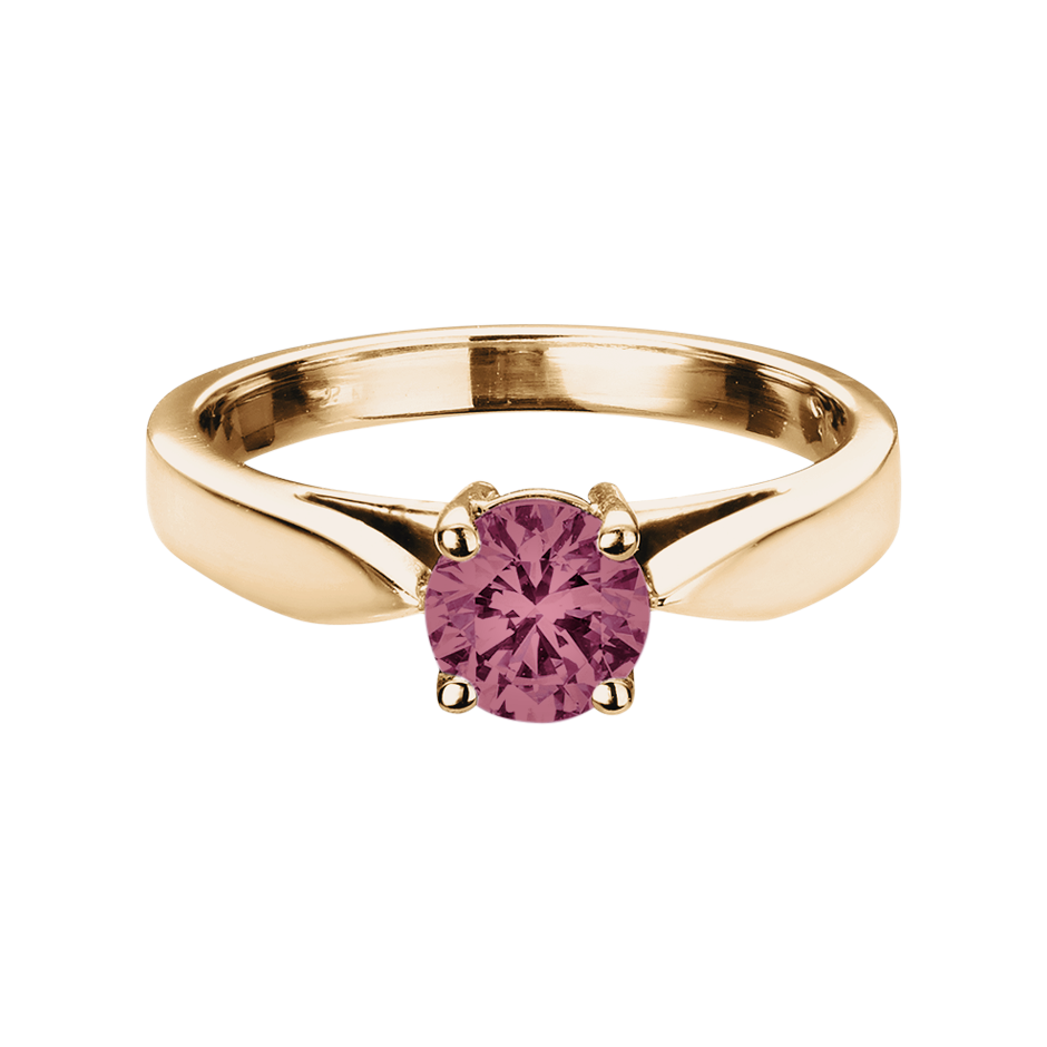 Vancouver Tourmaline pink in Rose Gold